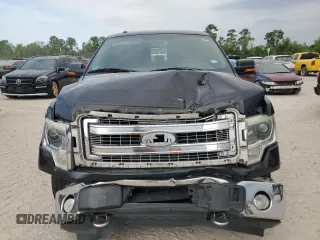 2014 Ford F-150 XL with VIN 1FTFW1ET1EFA43915, listed as a Copart auction lot 53135585 with 176,680 mi miles and Salvage title. Bid and sale history available at DreamBid. Image 5.