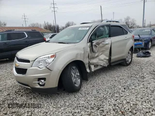 2015 Chevrolet Equinox LTZ with VIN 2GNALDEK1F6138909, listed as a Copart auction lot 49433425 with 158,600 mi miles and Salvage Title. Bid and sale history available at carsss.com. Image 1.