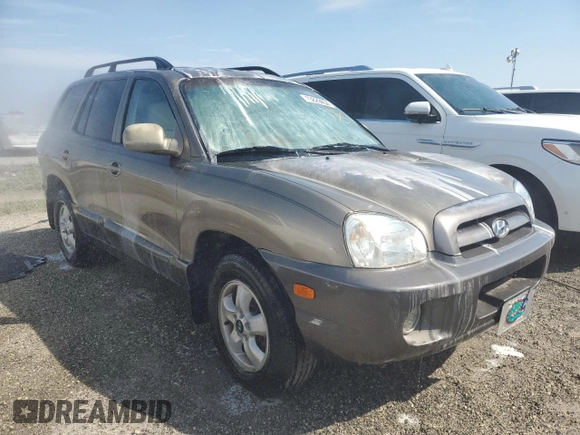 2005 Hyundai Santa Fe GLS with VIN KM8SC13E65U996817, listed as a Copart auction lot 73829854 with 51,637 mi miles and Non Repairable. Bid and sale history available at carsss.com. Image 4.