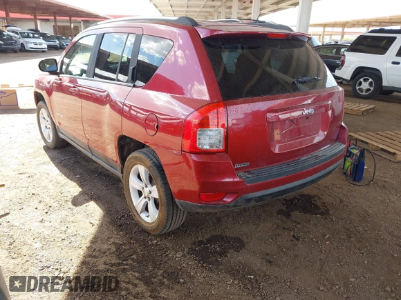 2011 Jeep Compass Latitude with VIN 1J4NT1FB0BD151647, listed as a IAAI auction lot 41950743 with 128,238 mi miles. Bid and sale history available at carsss.com. Image 3.