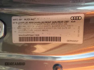 2016 Audi A5 Premium z VIN WAUD2AFR7GA011828, wystawiony jako Copart lot #87955625 z przebiegiem 84 413 mil mil oraz Czysty tytuł • Clean title. Historia ofert i sprzedaży dostępna na DreamBid. Obrazek 12.