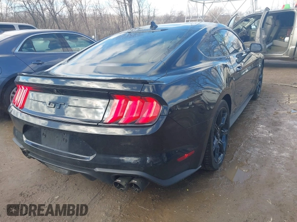 2020 Ford Mustang GT with VIN 1FA6P8CF5L5154043, listed as a IAAI auction lot 41727659 with 100,519 mi miles and . Bid and sale history available at DreamBid. Image 4.
