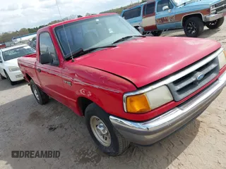 1997 Ford Ranger XLT with VIN 1FTCR10A7VUD25679, listed as a IAAI auction lot 41848762 with 184,690 mi miles. Bid and sale history available at carsss.com. Image 1.