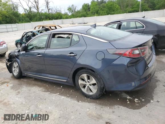 2014 Kia Optima Hybrid LX with VIN KNAGM4AD1E5064647, listed as a Copart auction lot 86782054 with 180,766 mi miles and Non Repairable. Bid and sale history available at carsss.com. Image 2.