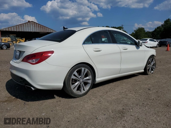 2015 Mercedes-Benz CLA 250 with VIN WDDSJ4EB1FN221051, listed as a Copart auction lot 61339363 with 120,236 mi miles and . Bid and sale history available at DreamBid. Image 3.