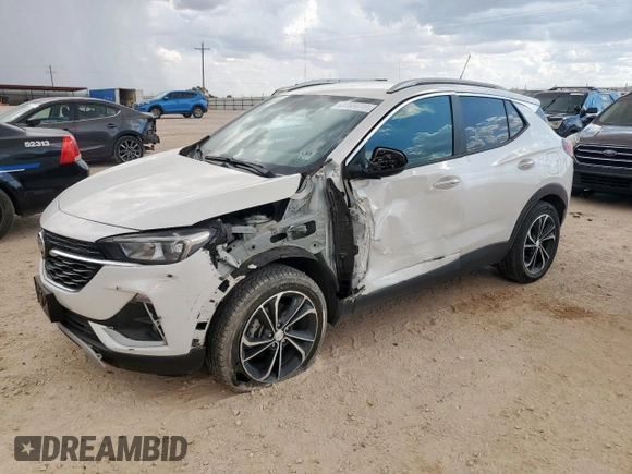 2021 Buick Encore GX Select with VIN KL4MMDSL0MB069411, listed as a Copart auction lot 62784845 with 51,807 mi miles and Salvage title. Bid and sale history available at DreamBid. Image 1.