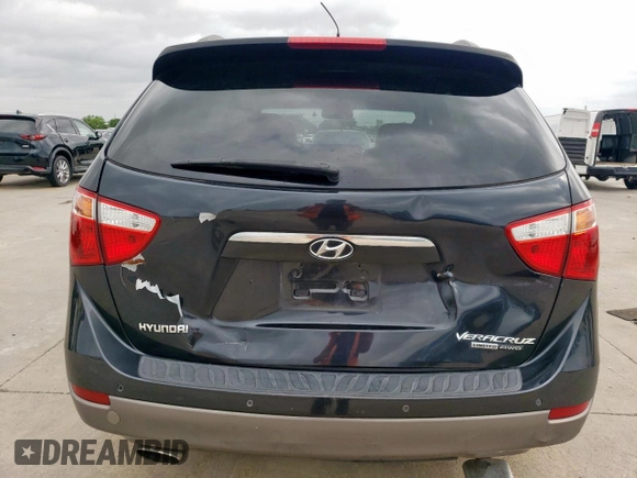 2008 Hyundai Veracruz GLS with VIN KM8NU73C78U045963, listed as a Copart auction lot 54604385 with 112,498 mi miles and Salvage title. Bid and sale history available at DreamBid. Image 6.