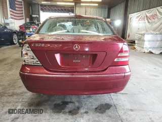 2003 Mercedes-Benz C 320 with VIN WDBRF64JX3E011458, listed as a Copart auction lot 45239835 with 203,013 mi miles and Salvage title. Bid and sale history available at DreamBid. Image 6.