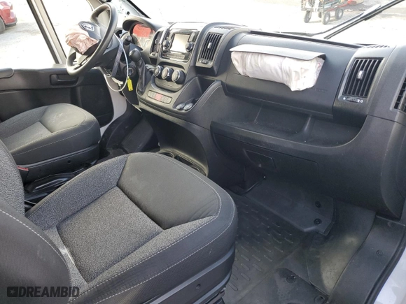 2019 Ram ProMaster Cargo Van with VIN 3C6TRVAG1KE556914, listed as a Copart auction lot 48884025 with 128,398 mi miles and Salvage Title. Bid and sale history available at carsss.com. Image 8.