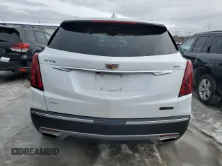 2020 Cadillac XT5 Premium Luxury AWD with VIN 1GYKNDRS6LZ121017, listed as a Copart auction lot 42647785 with 81,296 mi miles and Salvage Title. Bid and sale history available at DreamBid. Image 6.