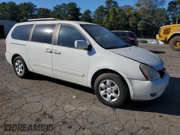 2010 Kia Sedona LX with VIN KNDMG4C35A6342603, listed as a Copart auction lot 76659124 with 205,052 mi miles and Clean Title. Bid and sale history available at carsss.com. Image 4.