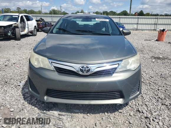 2012 Toyota Camry L with VIN 4T4BF1FK9CR172208, listed as a Copart auction lot 70824394 with Not Provided miles and Salvage Title. Bid and sale history available at DreamBid. Image 5.