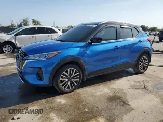 2023 Nissan Kicks SV with VIN 3N1CP5CV4PL508727, listed as a Copart auction lot 54176375 with 22,333 mi miles and Salvage Title. Bid and sale history available at DreamBid. Image 1.