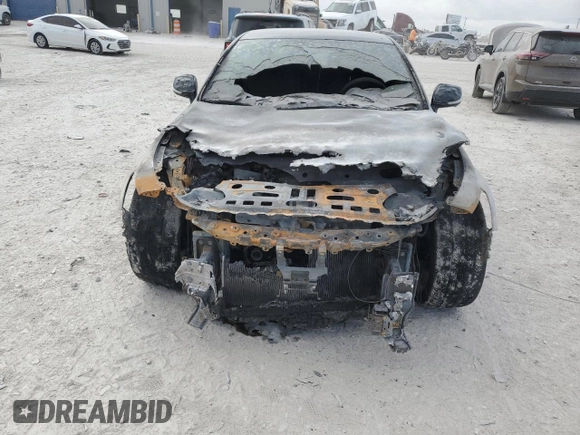 2021 Infiniti Q60 Luxe with VIN JN1EV7KL1MM470496, listed as a Copart auction lot 78464434 with Not provided miles and Salvage title. Bid and sale history available at DreamBid. Image 5.