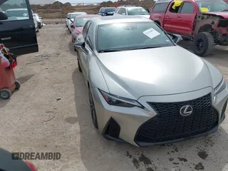 2023 Lexus IS with VIN JTHBZ1B23P5070686, listed as a IAAI auction lot 41784402 with 18,400 mi miles. Bid and sale history available at carsss.com. Image 1.
