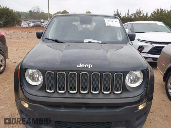 2018 Jeep Renegade Sport with VIN ZACCJAAB9JPG81478, listed as a IAAI auction lot 41952789 with 154,768 mi miles and . Bid and sale history available at DreamBid. Image 12.