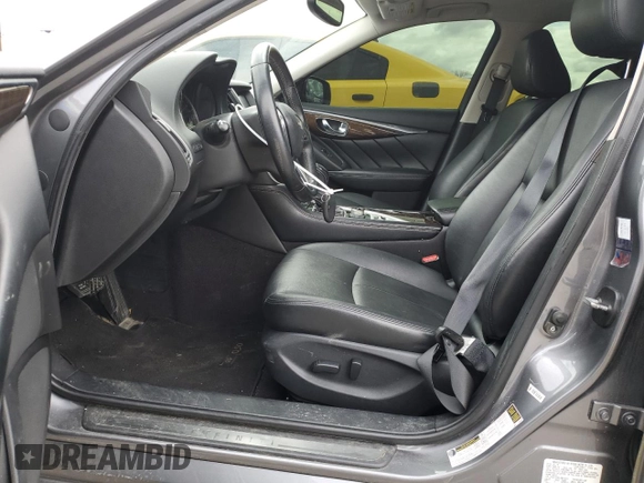 2018 Infiniti Q50 3.0t LUXE with VIN JN1EV7AR3JM610873, listed as a Copart auction lot 48164755 with 107,018 mi miles and Salvage Title. Bid and sale history available at carsss.com. Image 7.