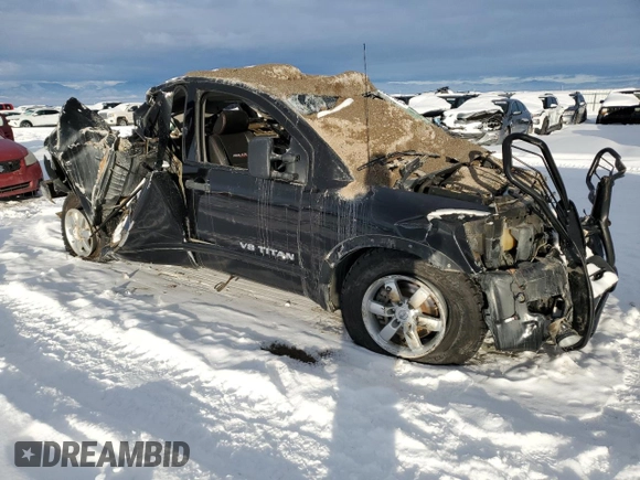 2012 Nissan Titan SV with VIN 1N6BA0EC8CN322625, listed as a Copart auction lot 44849225 with Not provided miles and Salvage title. Bid and sale history available at DreamBid. Image 4.
