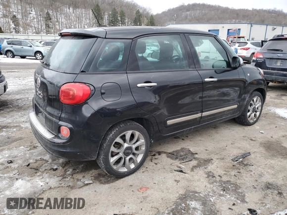2014 FIAT 500L Lounge with VIN ZFBCFACH4EZ022463, listed as a Copart auction lot 42377035 with 110,575 mi miles and Clean Title. Bid and sale history available at DreamBid. Image 3.