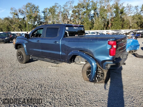 2021 Chevrolet Silverado 1500 RST with VIN 3GCPWDET9MG270708, listed as a Copart auction lot 87276814 with Not Provided miles and Salvage Title. Bid and sale history available at DreamBid. Image 2.