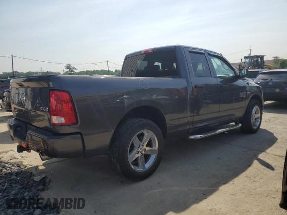 2017 Ram 1500 Tradesman with VIN 1C6RR7FT5HS612757, listed as a Copart auction lot 60593305 with 71,565 mi miles and Salvage title. Bid and sale history available at DreamBid. Image 3.