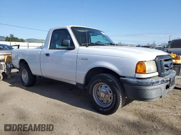 2004 Ford Ranger XL with VIN 1FTYR10D84PA77116, listed as a Copart auction lot 48783225 with 99,003 mi miles and Clean title. Bid and sale history available at DreamBid. Image 4.