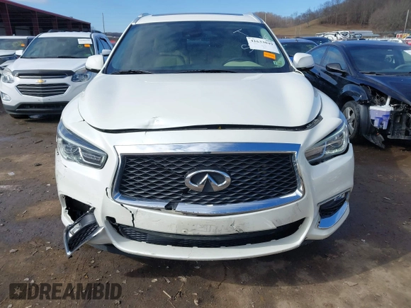 2020 Infiniti QX60 LUXE with VIN 5N1DL0MM0LC513849, listed as a IAAI auction lot 41633049 with 65,413 mi miles. Bid and sale history available at carsss.com. Image 12.