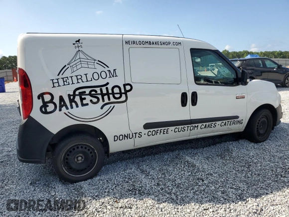 2020 Ram ProMaster City Cargo Tradesman with VIN ZFBHRFAB1L6P28247, listed as a Copart auction lot 59265814 with Not Provided miles and Salvage Title. Bid and sale history available at DreamBid. Image 3.