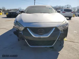 2017 Nissan Maxima SV with VIN 1N4AA6AP2HC445081, listed as a Copart auction lot 43559775 with 128,601 mi miles and Salvage Title. Bid and sale history available at carsss.com. Image 5.