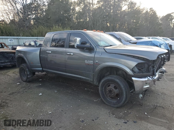 2013 Ram 3500 Laramie with VIN 3C63RRMLXDG608757, listed as a Copart auction lot 87362024 with 0 mi miles and Salvage Title. Bid and sale history available at carsss.com. Image 4.