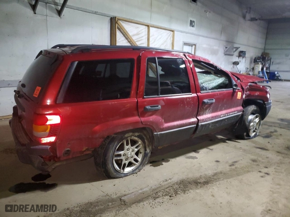 2004 Jeep Grand Cherokee Laredo with VIN 1J4GW48S74C198536, listed as a Copart auction lot 46850305 with 0 mi miles and Clean Title. Bid and sale history available at carsss.com. Image 3.