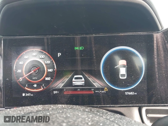 2023 Hyundai Elantra SEL with VIN 5NPLS4AG1PH086524, listed as a IAAI auction lot 41464619 with 57,682 mi miles and . Bid and sale history available at DreamBid. Image 7.
