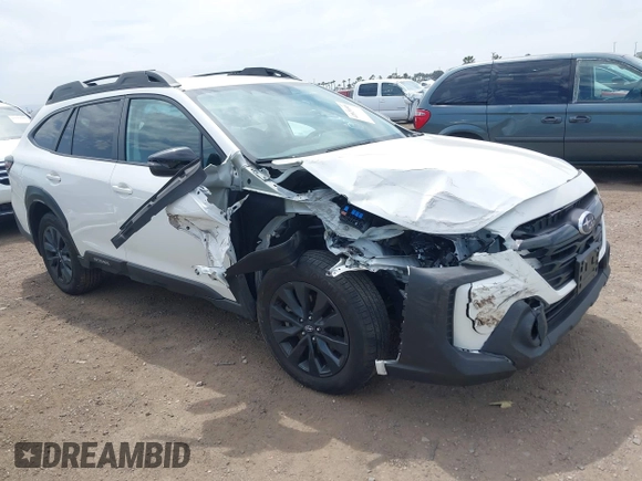 2023 Subaru Outback Onyx with VIN 4S4BTAJC4P3117924, listed as a IAAI auction lot 42021049 with 34,808 mi miles and . Bid and sale history available at DreamBid. Image 1.