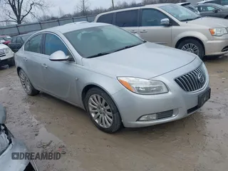 2011 Buick Regal CXL RL3 with VIN W04GR5EC4B1001728, listed as a IAAI auction lot 41443154 with 105,112 mi miles. Bid and sale history available at carsss.com. Image 1.