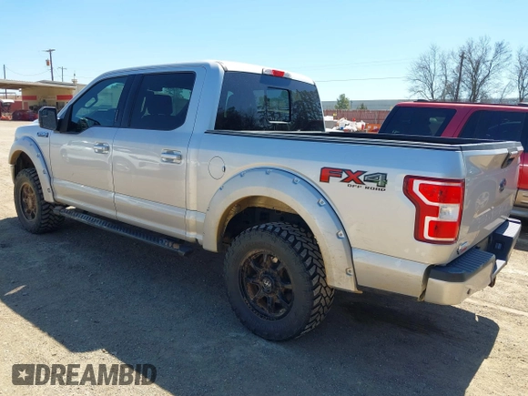 2018 Ford F-150 XL with VIN 1FTEW1EG1JKD53868, listed as a IAAI auction lot 41808028 with 117,568 mi miles and . Bid and sale history available at DreamBid. Image 3.