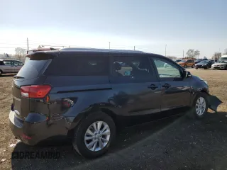 2016 Kia Sedona LX with VIN KNDMB5C16G6085320, listed as a Copart auction lot 51260455 with 142,034 mi miles and Salvage Title. Bid and sale history available at carsss.com. Image 3.