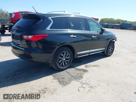 2015 Infiniti QX60 with VIN 5N1AL0MM5FC512476, listed as a IAAI auction lot 42050707 with 138,911 mi miles and . Bid and sale history available at DreamBid. Image 4.