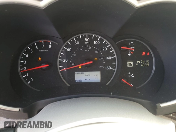 2014 Nissan Quest S with VIN JN8AE2KP6E9102325, listed as a Copart auction lot 52734185 with 147,415 mi miles and Salvage Title. Bid and sale history available at carsss.com. Image 9.