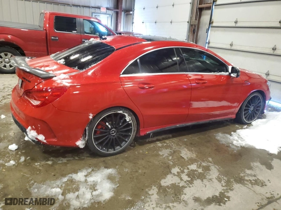 2014 Mercedes-Benz CLA-Class CLA 45 AMG with VIN WDDSJ5CB5EN086034, listed as a Copart auction lot 46156955 with 116,592 mi miles and Clean Title. Bid and sale history available at carsss.com. Image 3.