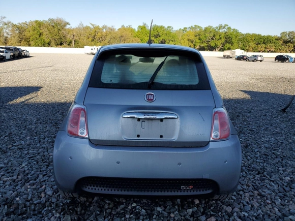 2017 FIAT 500e with VIN 3C3CFFGE9HT699177, listed as a Copart auction lot 47681085 with 15,911 mi miles and Clean title. Bid and sale history available at DreamBid. Image 6.