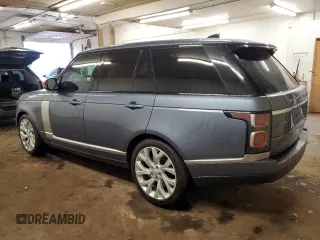 2018 Land Rover Range Rover HSE z VIN SALGS2SV8JA502742, wystawiony jako Copart lot #60878555 z przebiegiem 81 004 mil mil oraz Szkoda całkowita • Salvage title. Historia ofert i sprzedaży dostępna na DreamBid. Obrazek 2.