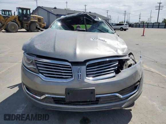 2016 Lincoln MKX Select z VIN 2LMTJ8KR9GBL38493, wystawiony jako Copart lot #54258865 z przebiegiem Nie podano mil oraz Szkoda całkowita • Salvage title. Historia ofert i sprzedaży dostępna na DreamBid. Obrazek 5.