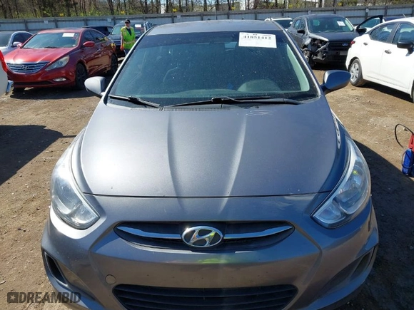 2017 Hyundai Accent SE with VIN KMHCT5AE0HU320057, listed as a IAAI auction lot 41851412 with 159,584 mi miles. Bid and sale history available at carsss.com. Image 6.