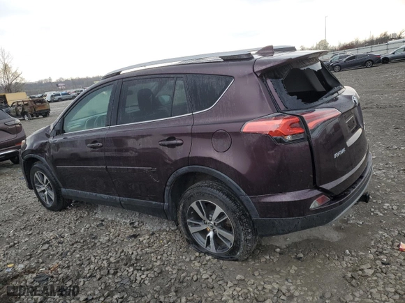 2017 Toyota RAV4 XLE with VIN 2T3RFREV2HW662443, listed as a Copart auction lot 50436345 with 106,691 mi miles and Salvage Title. Bid and sale history available at carsss.com. Image 2.
