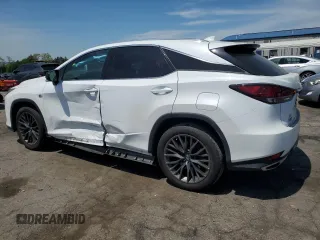 2020 Lexus RX 350 F Sport Performance with VIN 2T2YZMDA5LC257258, listed as a Copart auction lot 56735485 with 76,576 mi miles and Salvage title. Bid and sale history available at DreamBid. Image 2.