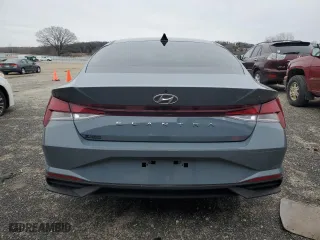 2021 Hyundai Elantra SE with VIN KMHLL4AG7MU177940, listed as a Copart auction lot 50993445 with 41,427 mi miles and Salvage Title. Bid and sale history available at carsss.com. Image 6.