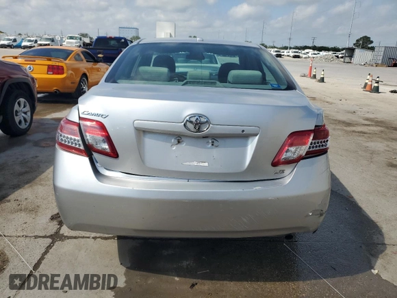 2011 Toyota Camry LE with VIN 4T4BF3EK1BR139991, listed as a Copart auction lot 53098625 with 309,355 mi miles and Salvage Title. Bid and sale history available at carsss.com. Image 6.