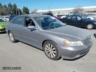 2008 Hyundai Azera Limited with VIN KMHFC46F78A289156, listed as a IAAI auction lot 41689709 with 192,480 mi miles. Bid and sale history available at carsss.com. Image 1.