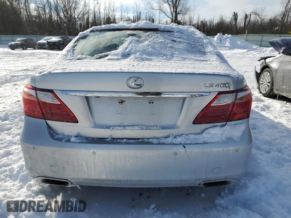2011 Lexus LS 460 with VIN JTHCL5EF6B5009224, listed as a Copart auction lot 45696945 with 181,686 mi miles and Salvage title. Bid and sale history available at DreamBid. Image 6.