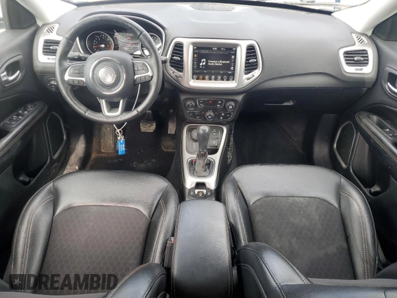 2018 Jeep Compass Altitude with VIN 3C4NJDBB1JT393536, listed as a Copart auction lot 57958345 with 67,612 mi miles and Clean title. Bid and sale history available at DreamBid. Image 8.